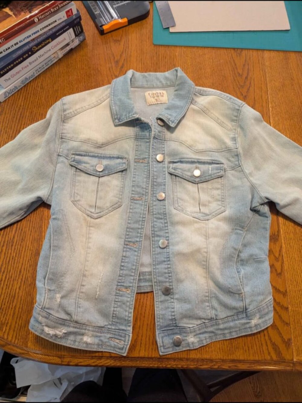 Juniors Tinsel Town Denim Jacket